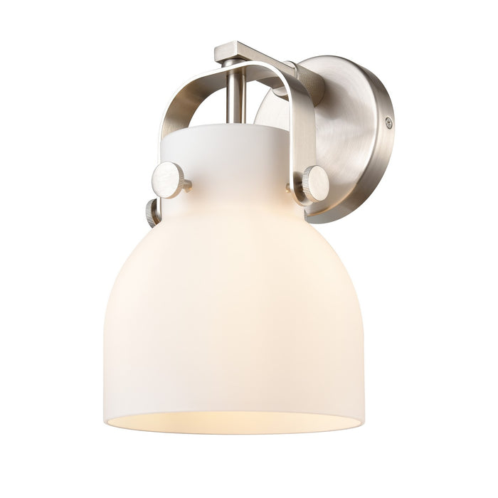 Innovations 423-1W-SN-G412-6WH LED Wall Sconce, Satin Nickel