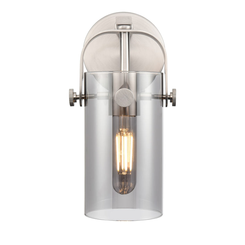 Innovations 423-1W-SN-G423-7SM LED Wall Sconce, Satin Nickel