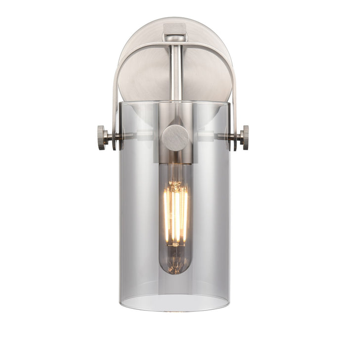 Innovations 423-1W-SN-G423-7SM LED Wall Sconce, Satin Nickel