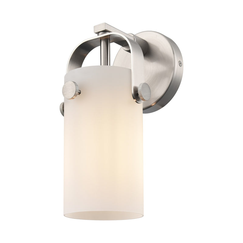 Innovations 423-1W-SN-G423-7WH LED Wall Sconce, Brushed Satin Nickel