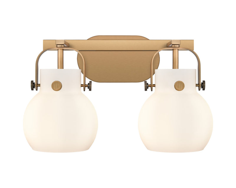Innovations 423-2W-BB-G410-6WH LED Bath Vanity, Brushed Brass