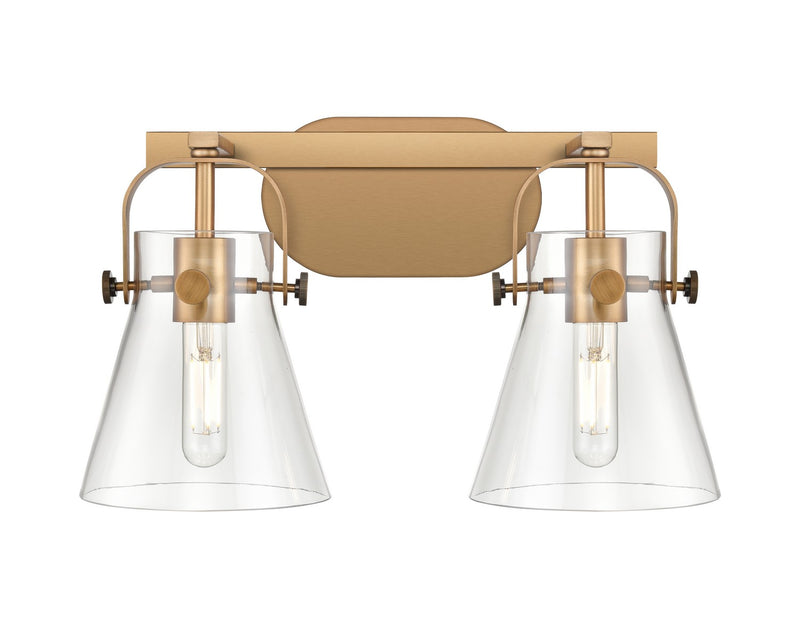 Innovations 423-2W-BB-G411-6CL LED Bath Vanity, Brushed Brass