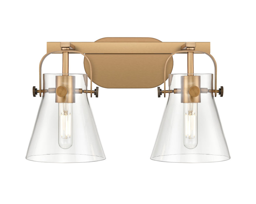 Innovations 423-2W-BB-G411-6CL LED Bath Vanity, Brushed Brass