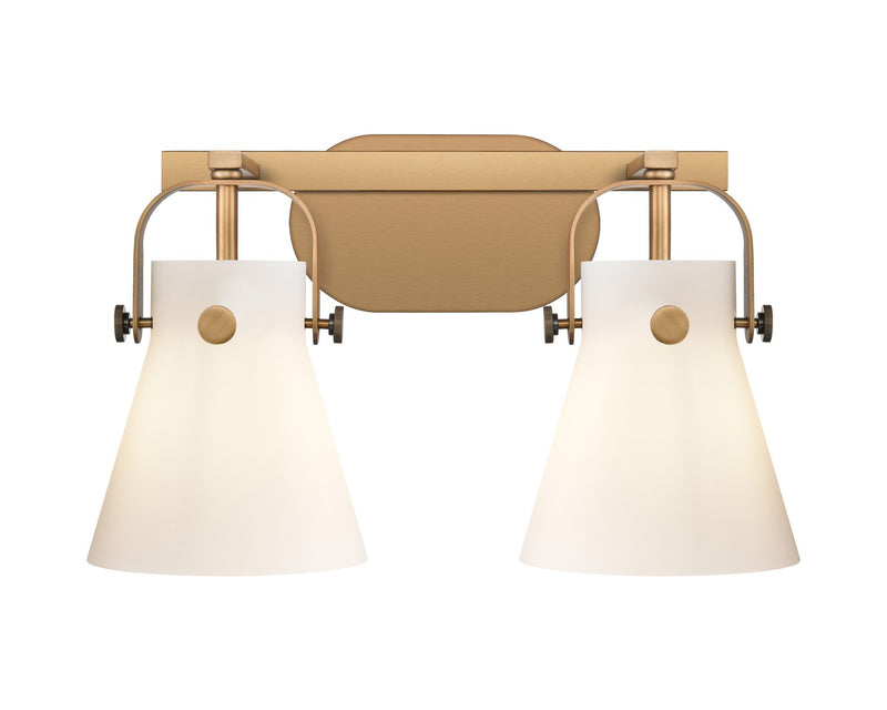 Innovations 423-2W-BB-G411-6WH LED Bath Vanity, Brushed Brass