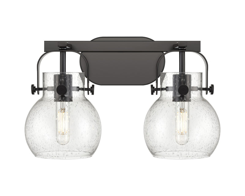Innovations 423-2W-BK-G410-6SDY LED Bath Vanity, Matte Black