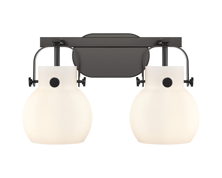 Innovations 423-2W-BK-G410-6WH LED Bath Vanity, Matte Black