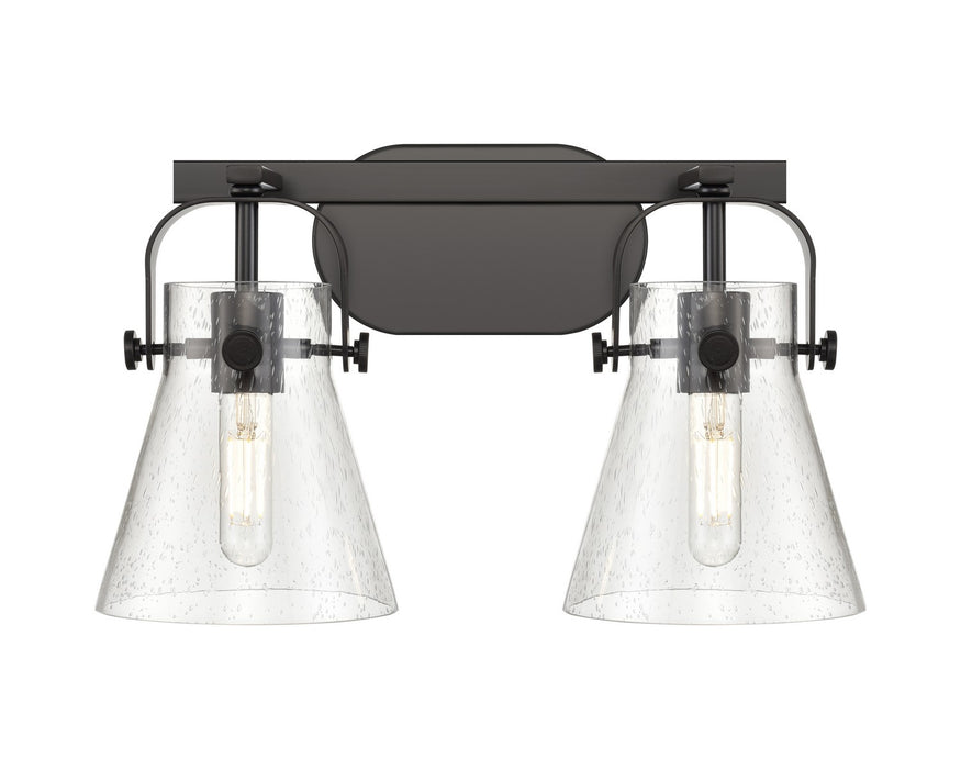 Innovations 423-2W-BK-G411-6SDY LED Bath Vanity, Matte Black