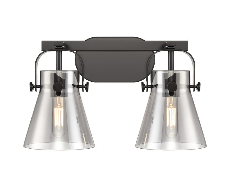 Innovations 423-2W-BK-G411-6SM LED Bath Vanity, Matte Black