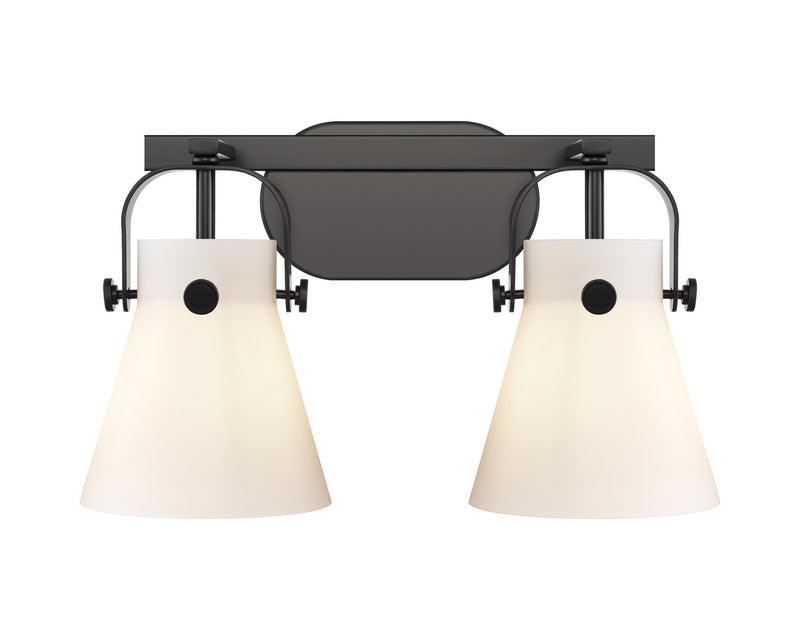 Innovations 423-2W-BK-G411-6WH LED Bath Vanity, Matte Black