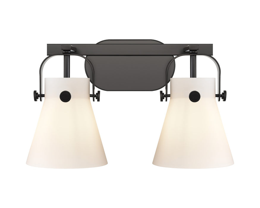 Innovations 423-2W-BK-G411-6WH LED Bath Vanity, Matte Black