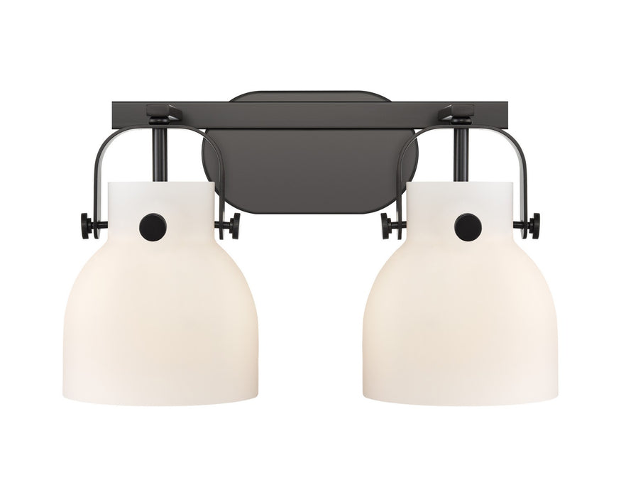 Innovations 423-2W-BK-G412-6WH LED Bath Vanity, Matte Black