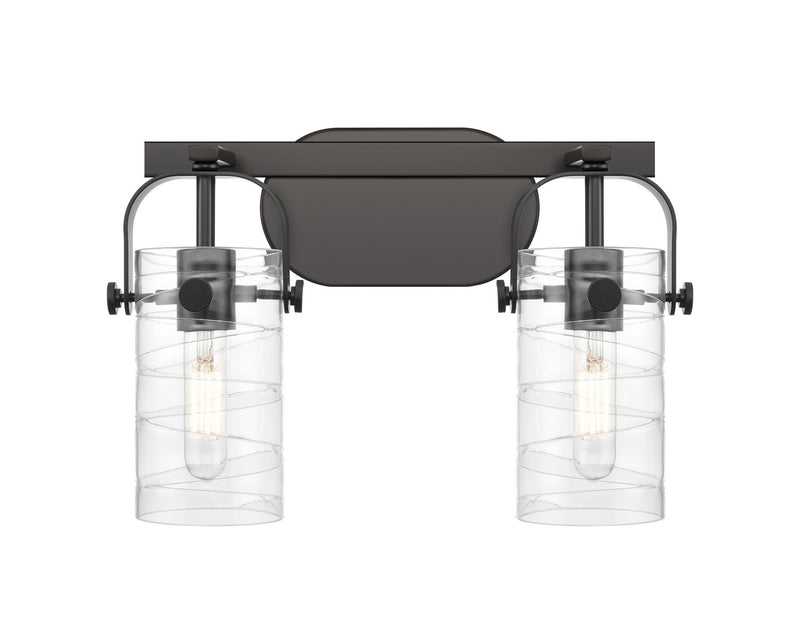 Innovations 423-2W-BK-G423-7DE LED Bath Vanity, Matte Black