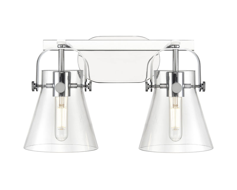 Innovations 423-2W-PC-G411-6CL LED Bath Vanity, Polished Chrome