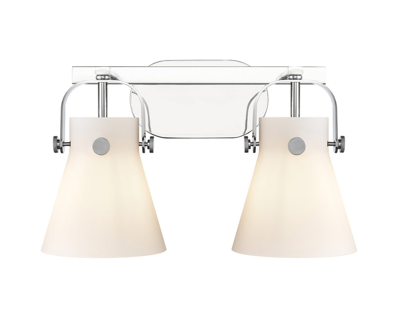 Innovations 423-2W-PC-G411-6WH LED Bath Vanity, Polished Chrome