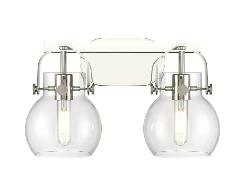 Innovations 423-2W-PN-G410-6CL LED Bath Vanity, Polished Nickel
