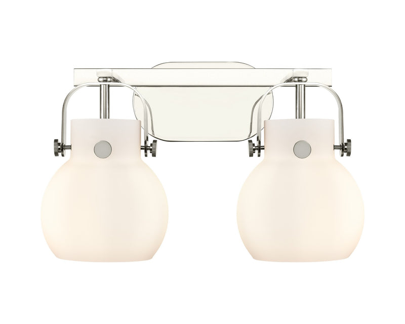 Innovations 423-2W-PN-G410-6WH LED Bath Vanity, Polished Nickel