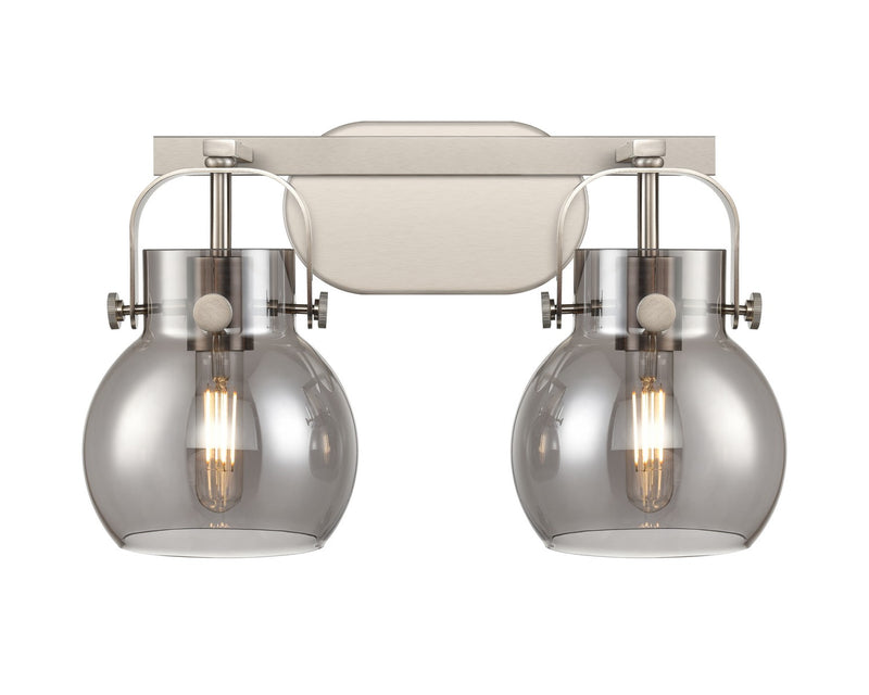 Innovations 423-2W-SN-G410-6SM LED Bath Vanity, Satin Nickel