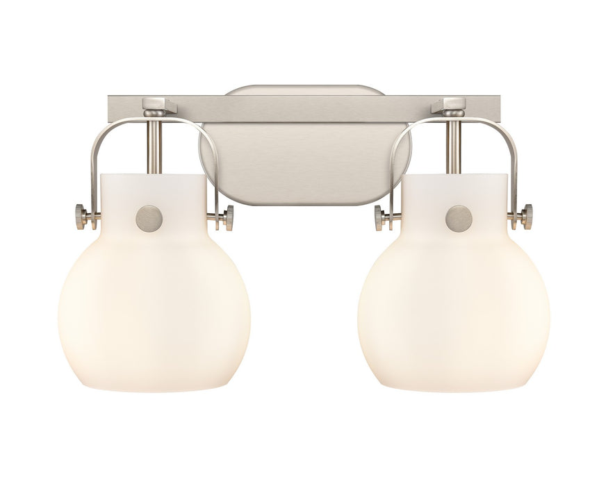 Innovations 423-2W-SN-G410-6WH LED Bath Vanity, Satin Nickel