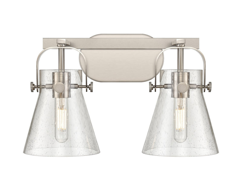 Innovations 423-2W-SN-G411-6SDY LED Bath Vanity, Satin Nickel
