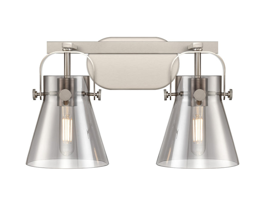Innovations 423-2W-SN-G411-6SM LED Bath Vanity, Satin Nickel
