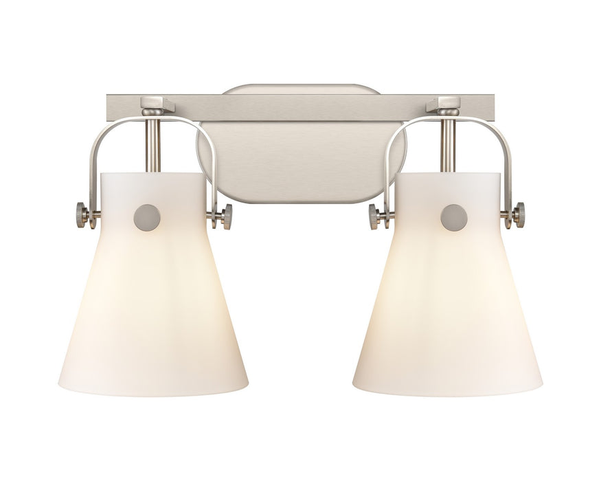 Innovations 423-2W-SN-G411-6WH LED Bath Vanity, Satin Nickel