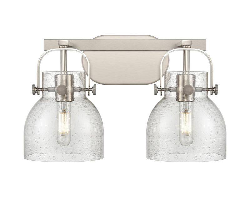 Innovations 423-2W-SN-G412-6SDY LED Bath Vanity, Satin Nickel