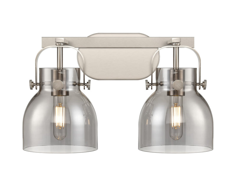 Innovations 423-2W-SN-G412-6SM LED Bath Vanity, Satin Nickel