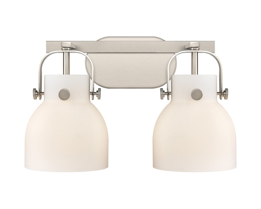 Innovations 423-2W-SN-G412-6WH LED Bath Vanity, Satin Nickel