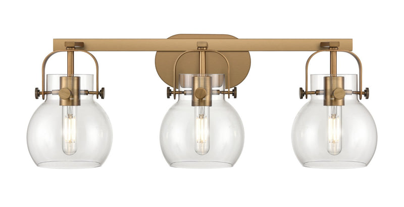 Innovations 423-3W-BB-G410-6CL LED Bath Vanity, Brushed Brass