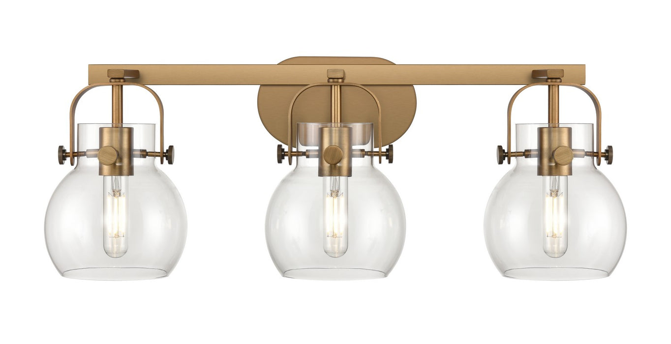 Innovations 423-3W-BB-G410-6CL LED Bath Vanity, Brushed Brass