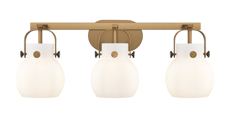 Innovations 423-3W-BB-G410-6WH LED Bath Vanity, Brushed Brass