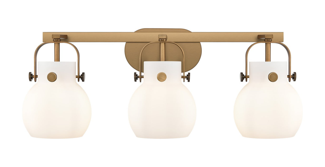 Innovations 423-3W-BB-G410-6WH LED Bath Vanity, Brushed Brass