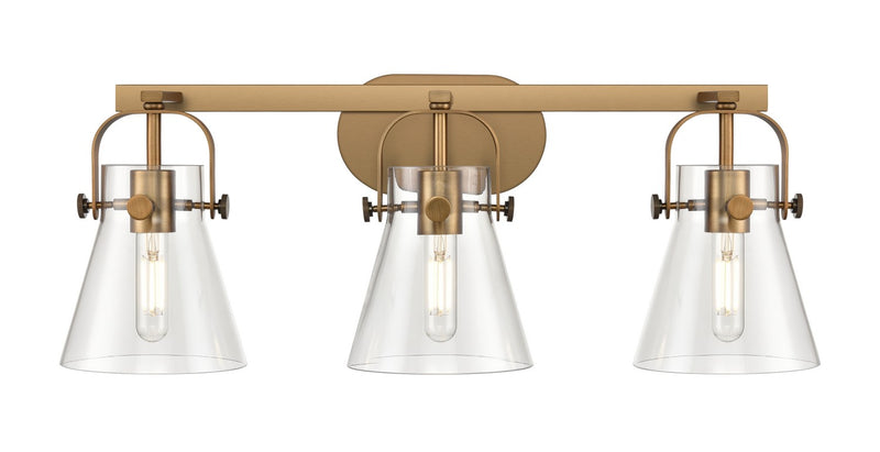 Innovations 423-3W-BB-G411-6CL LED Bath Vanity, Brushed Brass