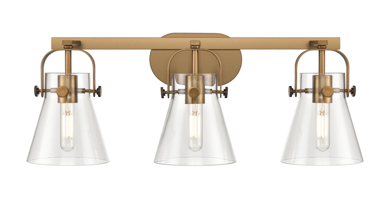 Innovations 423-3W-BB-G411-6CL LED Bath Vanity, Brushed Brass