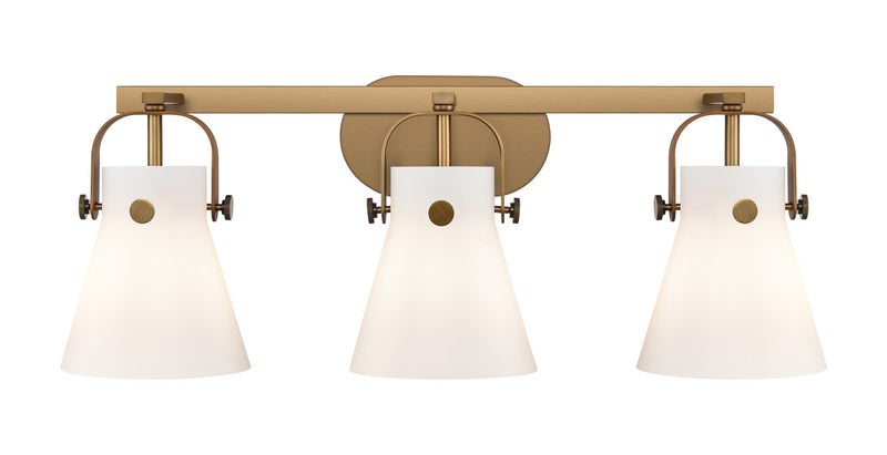 Innovations 423-3W-BB-G411-6WH LED Bath Vanity, Brushed Brass