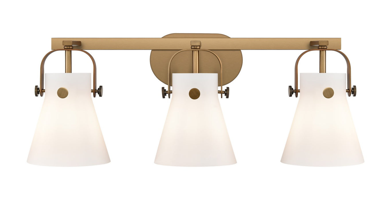 Innovations 423-3W-BB-G411-6WH LED Bath Vanity, Brushed Brass