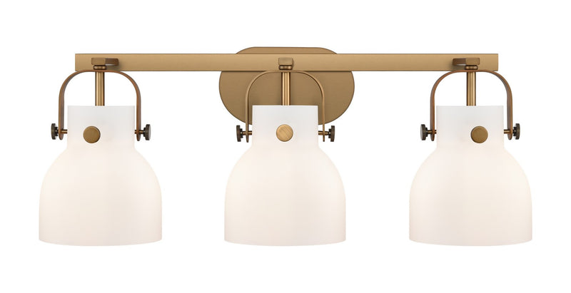Innovations 423-3W-BB-G412-6WH LED Bath Vanity, Brushed Brass