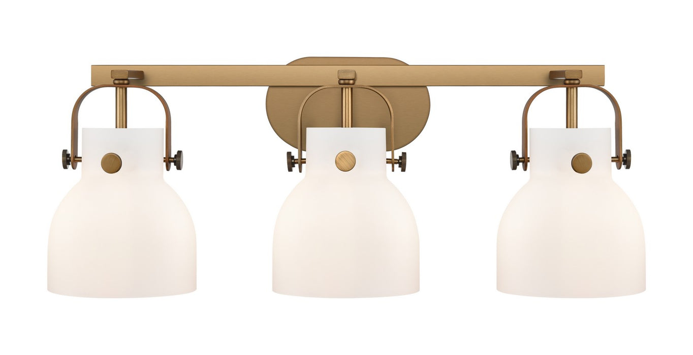 Innovations 423-3W-BB-G412-6WH LED Bath Vanity, Brushed Brass