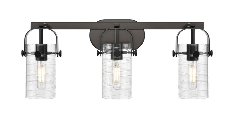 Innovations 423-3W-BK-G423-7DE LED Bath Vanity, Matte Black