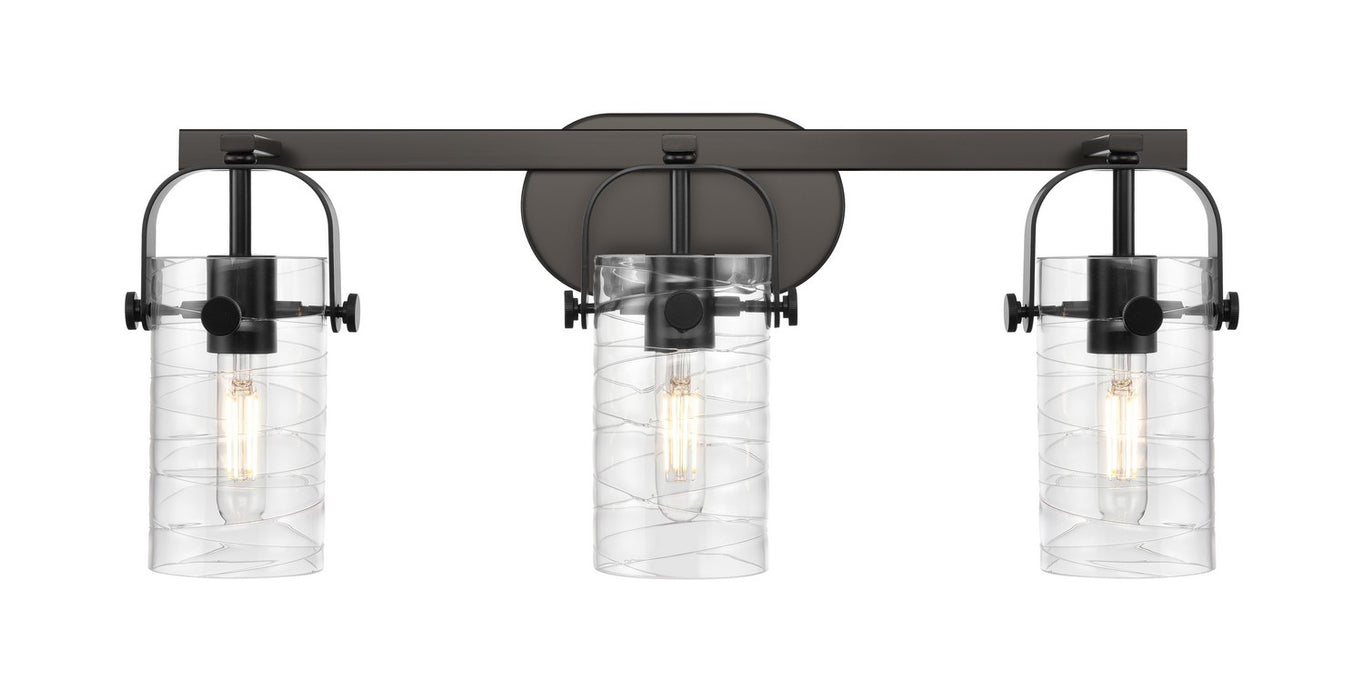 Innovations 423-3W-BK-G423-7DE LED Bath Vanity, Matte Black