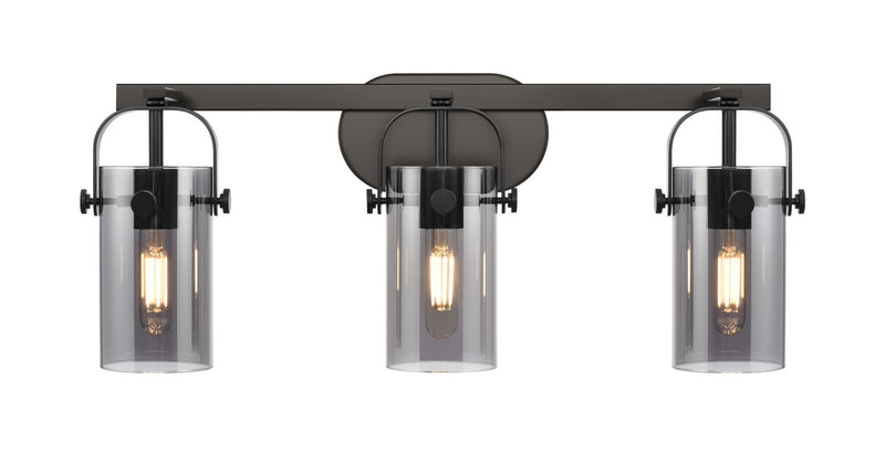 Innovations 423-3W-BK-G423-7SM LED Bath Vanity, Matte Black