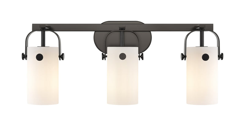 Innovations 423-3W-BK-G423-7WH LED Bath Vanity, Matte Black