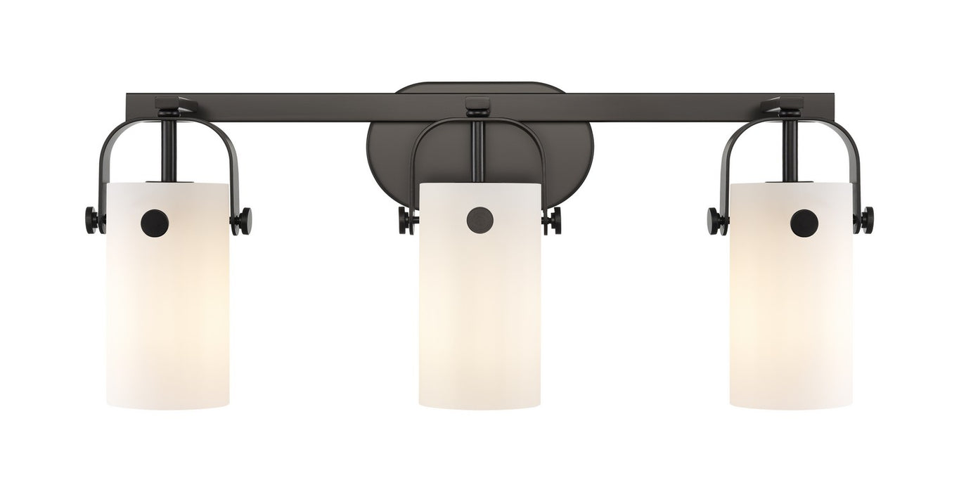 Innovations 423-3W-BK-G423-7WH LED Bath Vanity, Matte Black