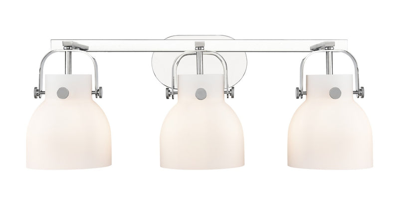 Innovations 423-3W-PC-G412-6WH LED Bath Vanity, Polished Chrome