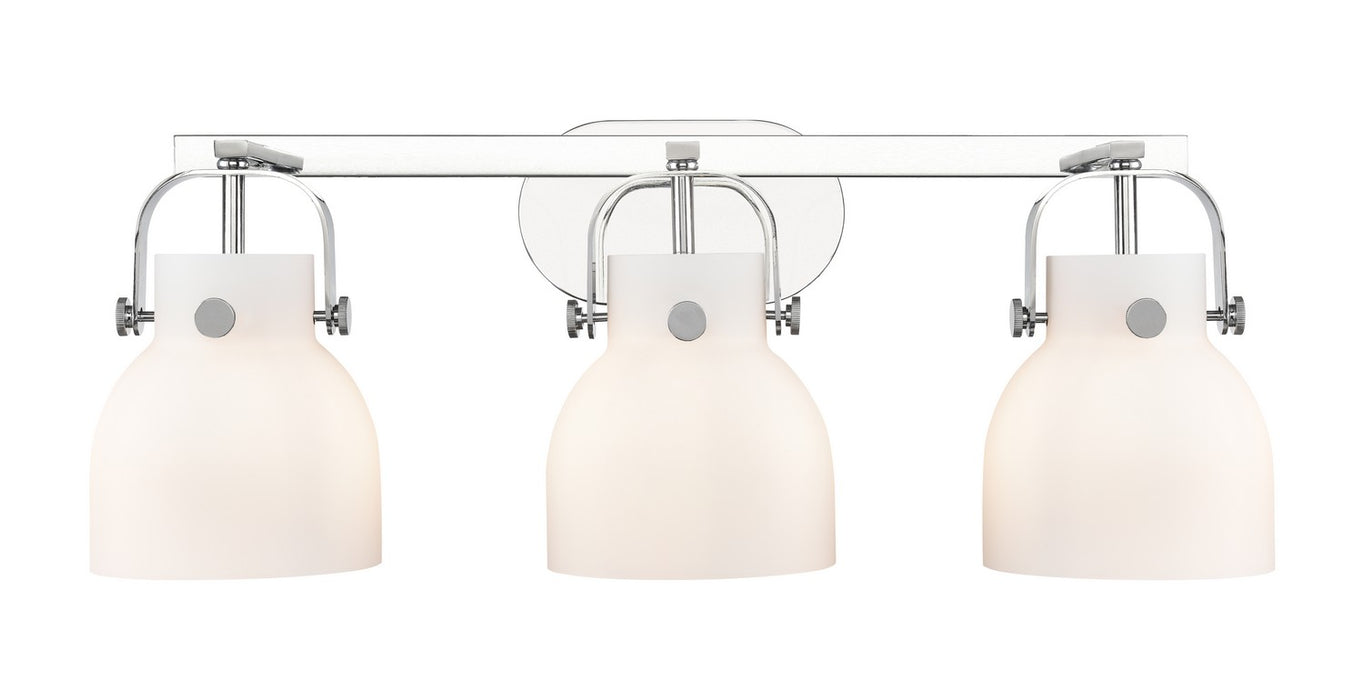 Innovations 423-3W-PC-G412-6WH LED Bath Vanity, Polished Chrome