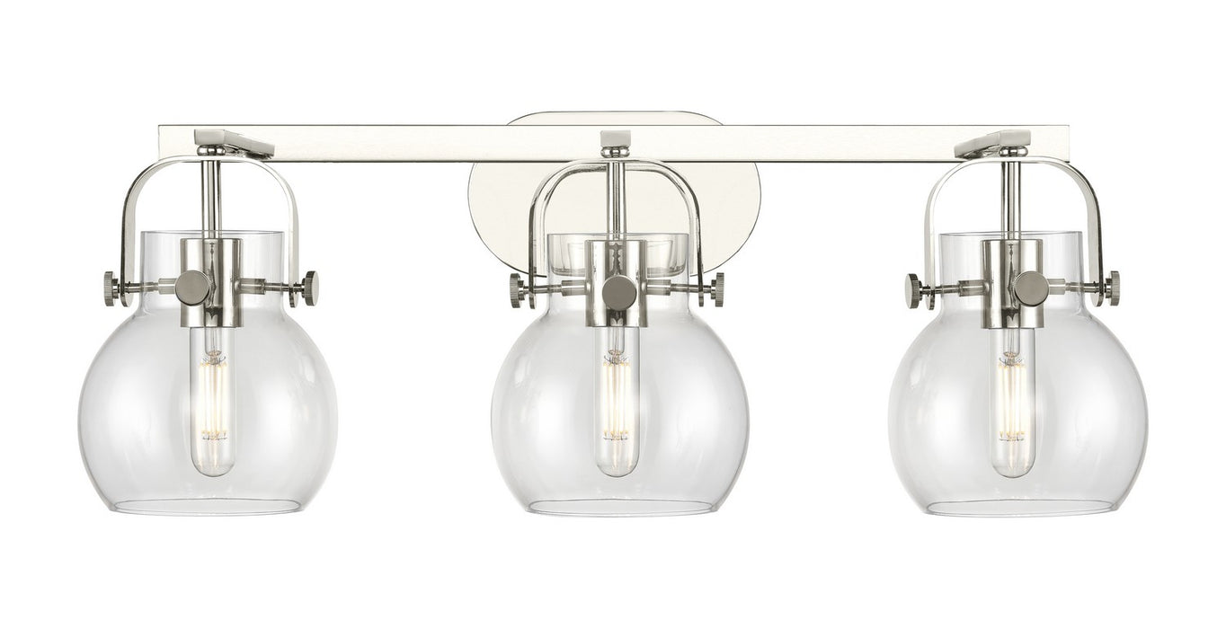 Innovations 423-3W-PN-G410-6CL LED Bath Vanity, Polished Nickel