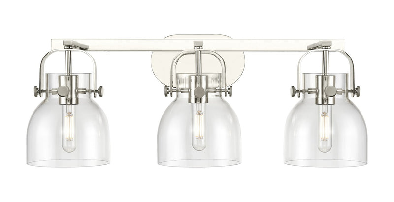 Innovations 423-3W-PN-G412-6CL LED Bath Vanity, Polished Nickel