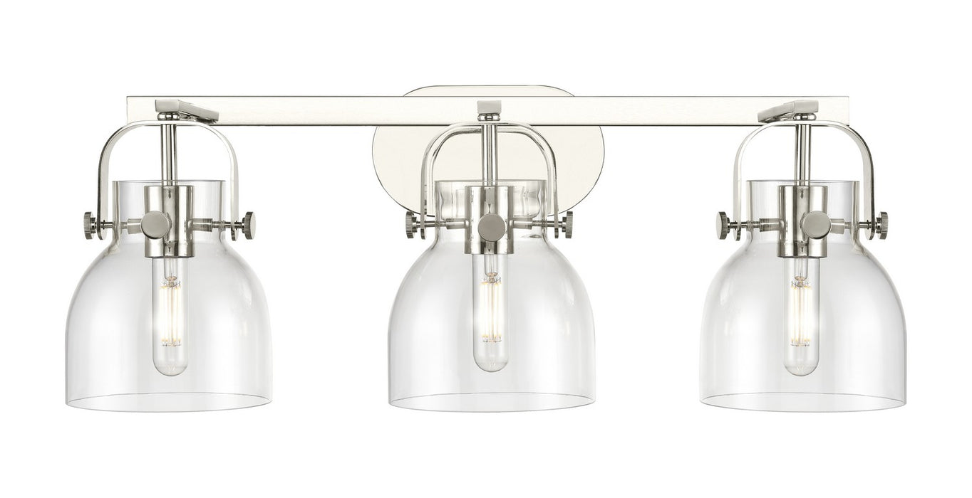 Innovations 423-3W-PN-G412-6CL LED Bath Vanity, Polished Nickel