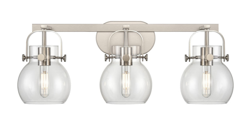 Innovations 423-3W-SN-G410-6CL LED Bath Vanity, Satin Nickel