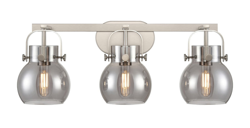 Innovations 423-3W-SN-G410-6SM LED Bath Vanity, Satin Nickel